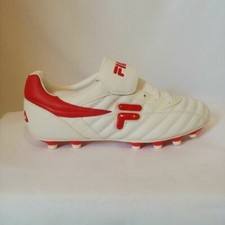 Fila Mens M'S MAXIMO LEATHER/SYN Soccer Cleats White/Red