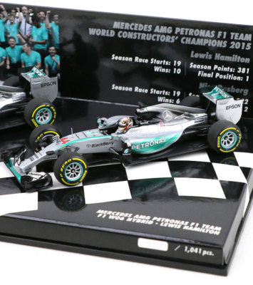 MINICHAMPS 1 43 MERCEDES AMG F1 Team W06 Hybrid 2015 Constructors