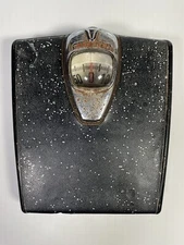 Vintage 1950s Detecto Weight Scale Chrome and Black Magnifying Bubble View