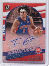 Frank Jackson Detroit Pistons 2021-22 Donruss Signature Series Auto #SS-FJK