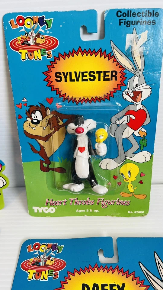 Juego de 6 figuras de juguete coleccionables TYCO Warner Brothers Looney Tunes 1994 Foto 3 de 4