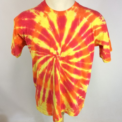 Vintage 80s 90s Blank Plain Tie Dye 