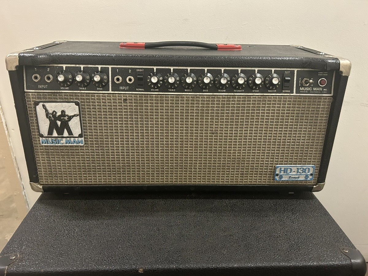 1975 Music Man HD-130 Reverb Tube Amp Head Vintage Rare Works! | eBay