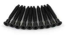 10 x Black Confirmat Screws 7 x 50mm for Speakers Furniture MDF Chipboard Wood