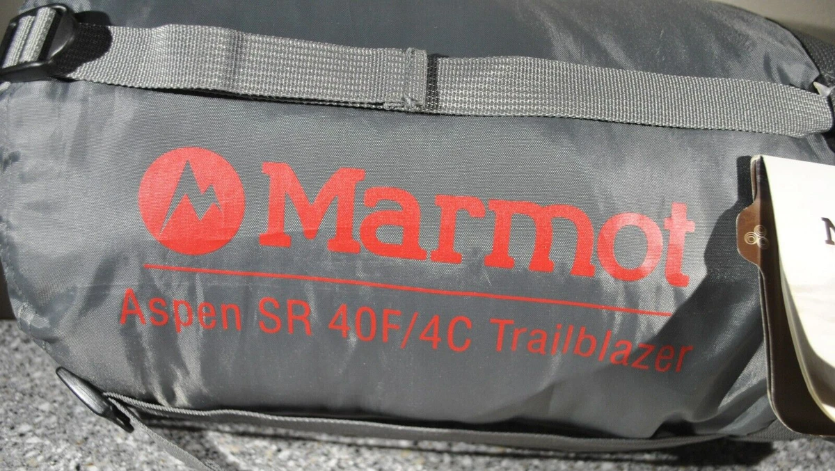 Marmot Aspen SR 40 degree Trailblazer Sleeping Bag 91590 6 NEW