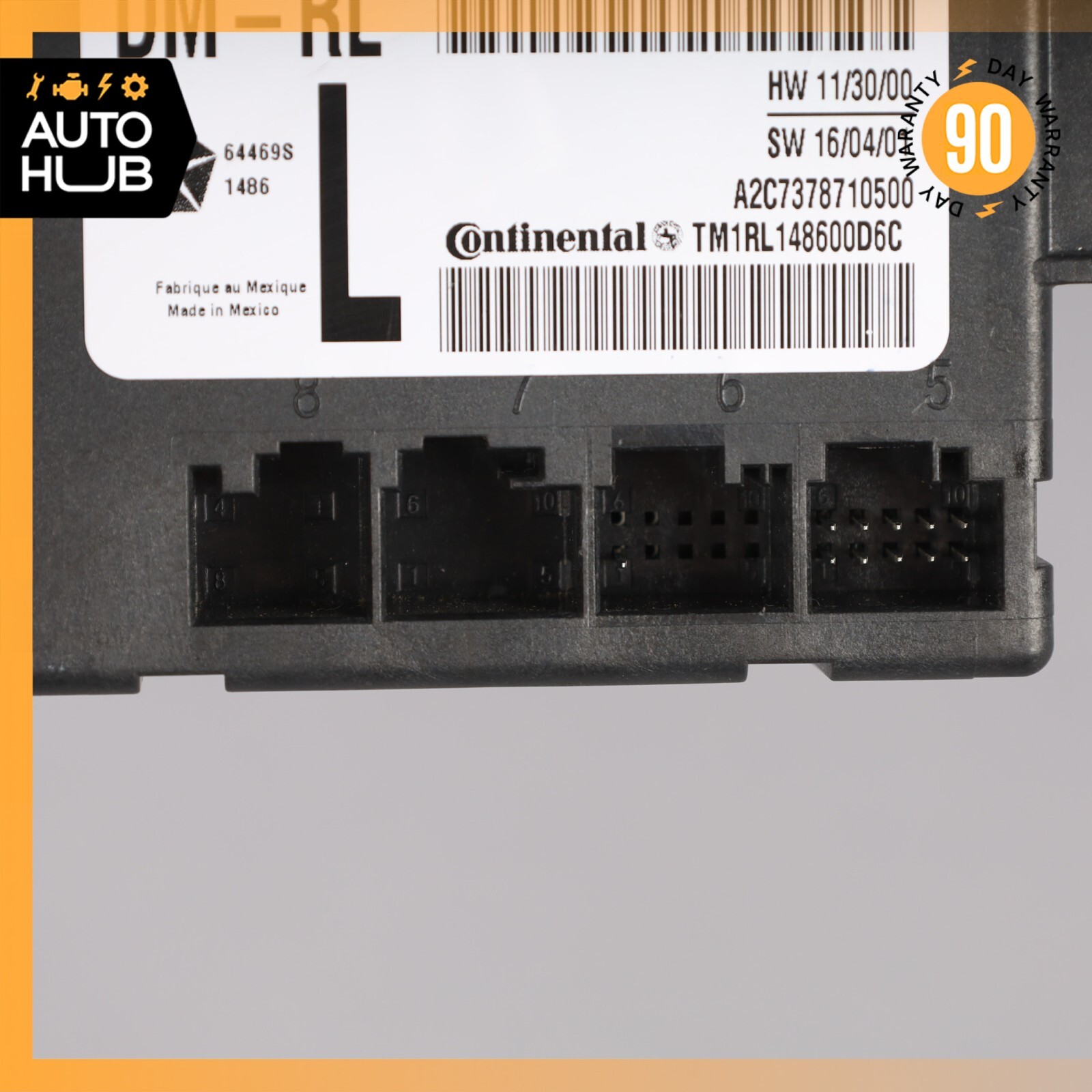 17-20 Maserati Levante M161 Rear Left Driver Side Door Control Module OEM 44k