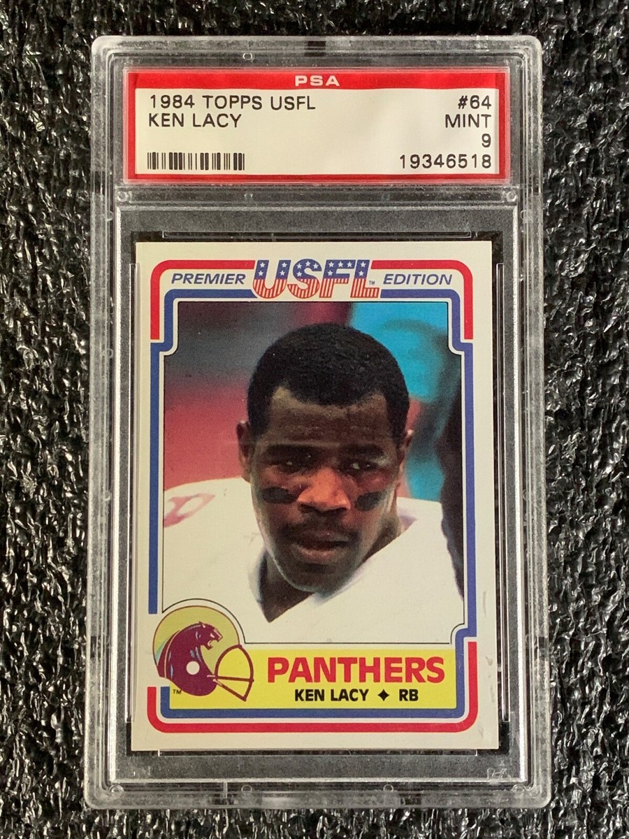 1984 Topps USFL Football #64 Ken Lacy PSA 9 | eBay
