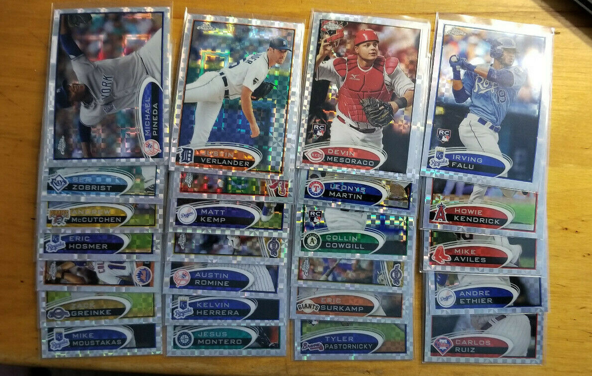 2012 Topps Chrome X-Fractors Fill Your set Pick choice 