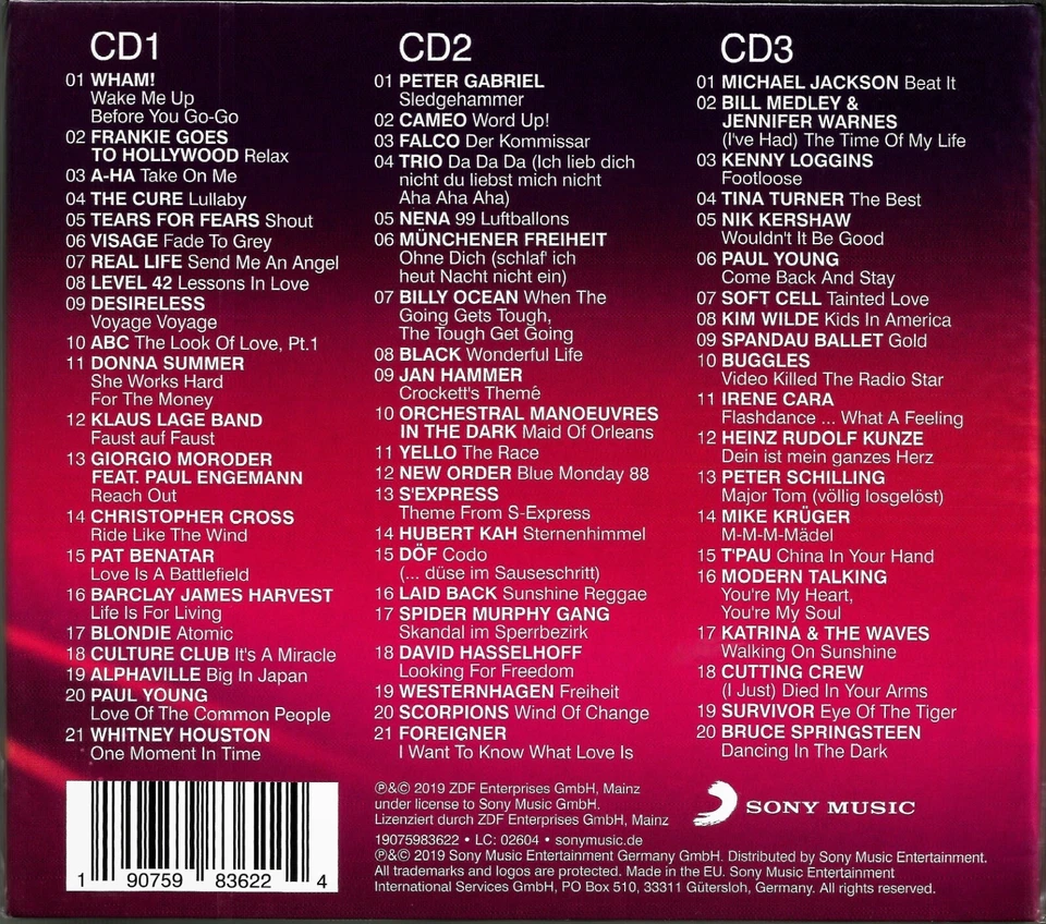 Gottschalks große 80er Hits - 3CD - Digipak - Best Of Eighties - Neu - OVP - - Bild 2 von 2