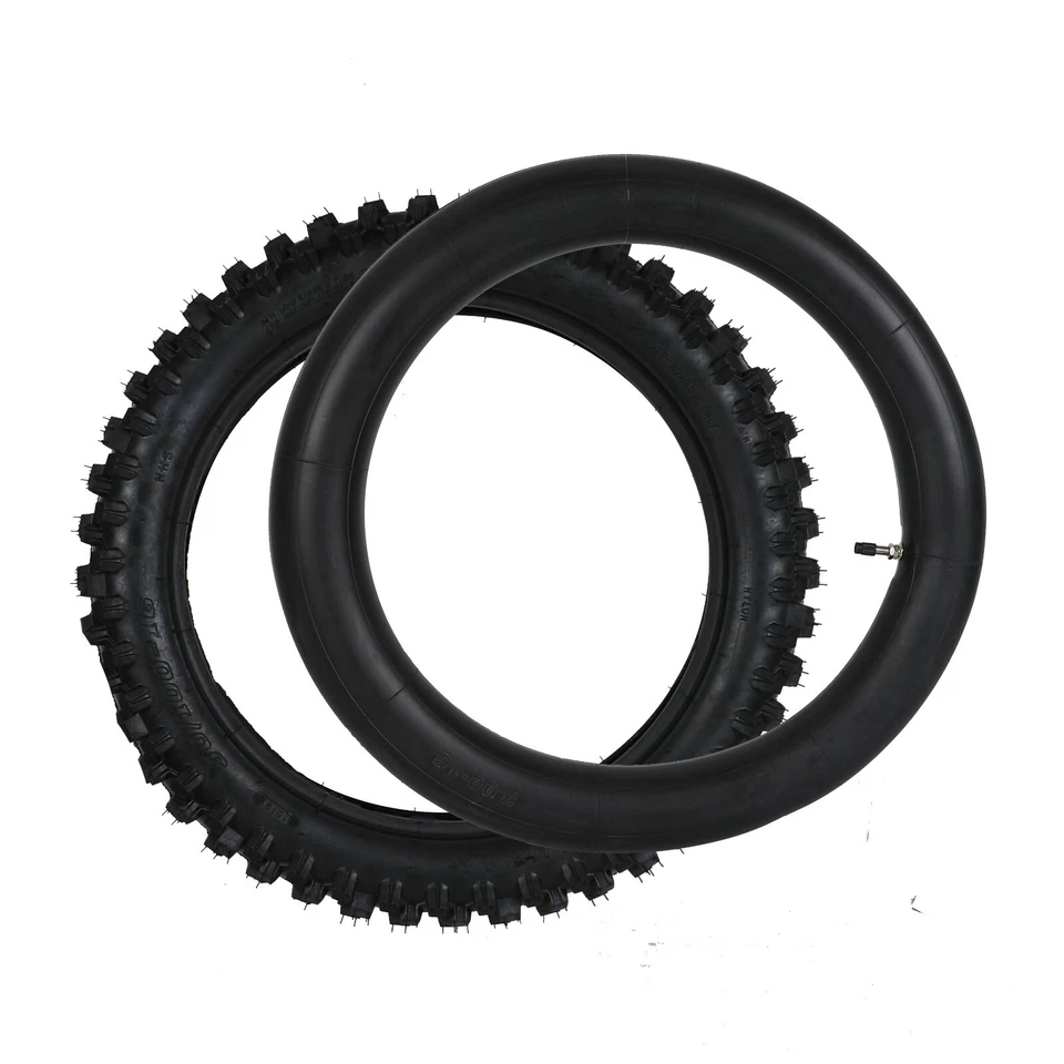 Neumático trasero 90/100-16 pulgadas + tubo para pit dirt bike todo terreno Honda CR80RB CRF125FB Foto 4 de 4
