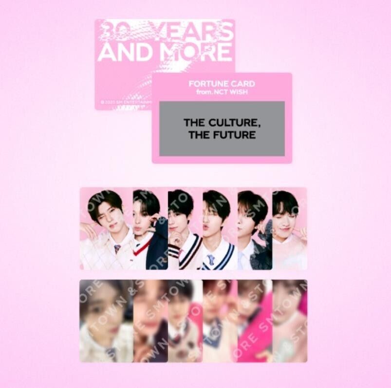 SMTOWN LIVE 2025 OFFICIAL GOODS NCT WISH FORTUNE SCRATCH SMTOWN LIVE 2025 OFFICIAL GOODS NCT WISH FORTUNE SCRATCH