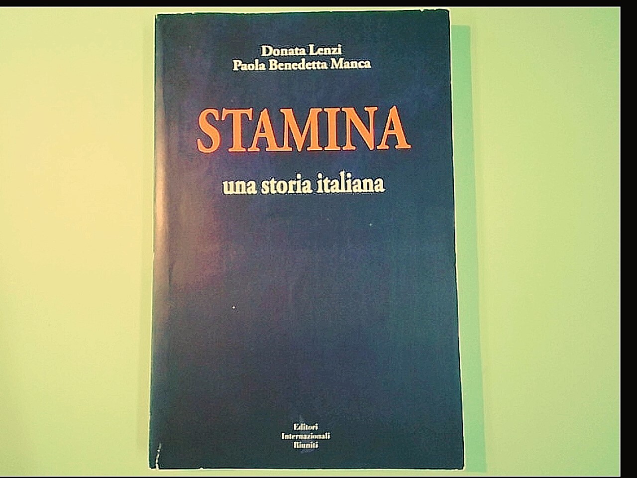 STAMINA UNA STORIA ITALIANA LENZI MANCA EDITORI RIUNITI