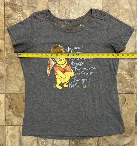 Disney Parks UK Regno Unito Epcot Winnie The Pooh camicia donna grande usata in ottime condizioni - Foto 10 di 12