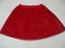 CIRCO - Red with Rhinestones - Girl's L 10-12 Size Stretch Fit 16" Tutu