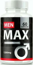Men Max Enhancement Pills, Performance & Drive for Male Support 60ct - Pack of 2