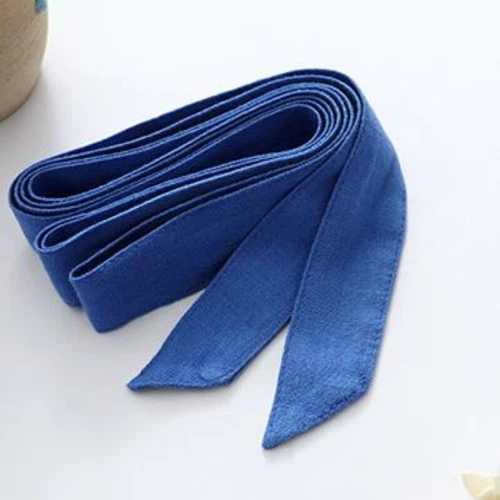 Damen Leinen Baumwolle Schärpe Gürtel Bund Schnürung einfach für Kleid Hemd Morgenmantel klassisch - Bild 3 von 9