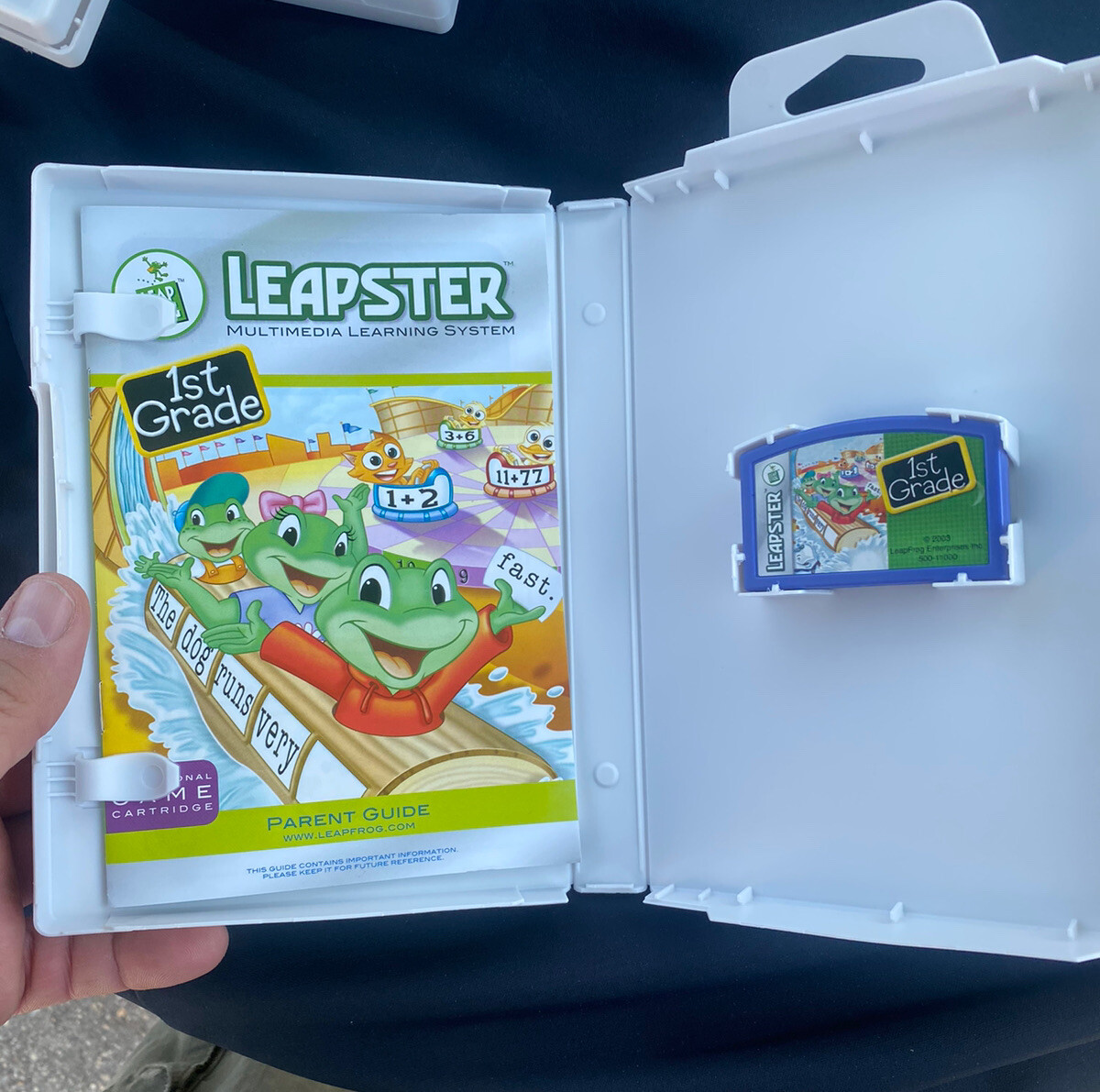 LeapFrog Leapster L-Max Educational Learning game console PLUS 9 games - Retro Unit