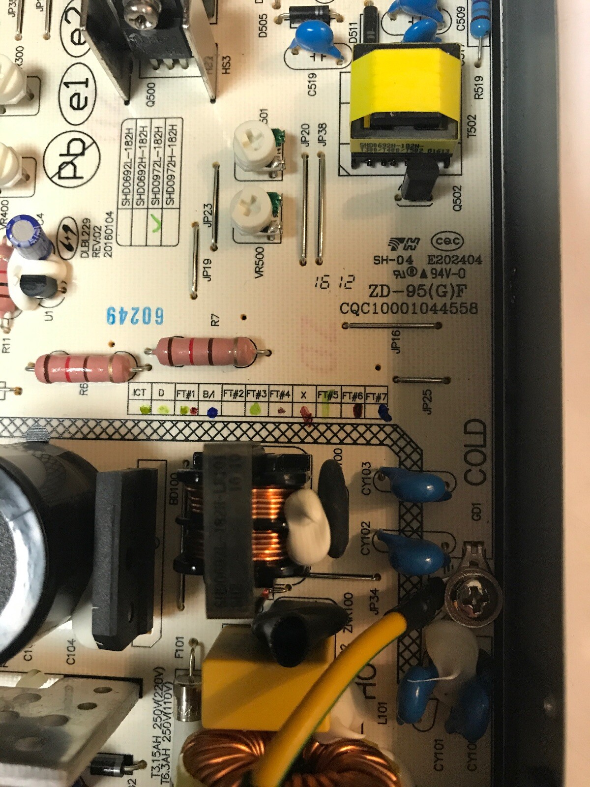 Lexmark MX410de printer Power supply board ZD95(G)F eBay