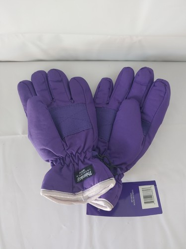 New Purple Digits By Aquarius Ltd Thinsulate Insulation 40 Gram Girls Gloves... - Picture 2 of 5