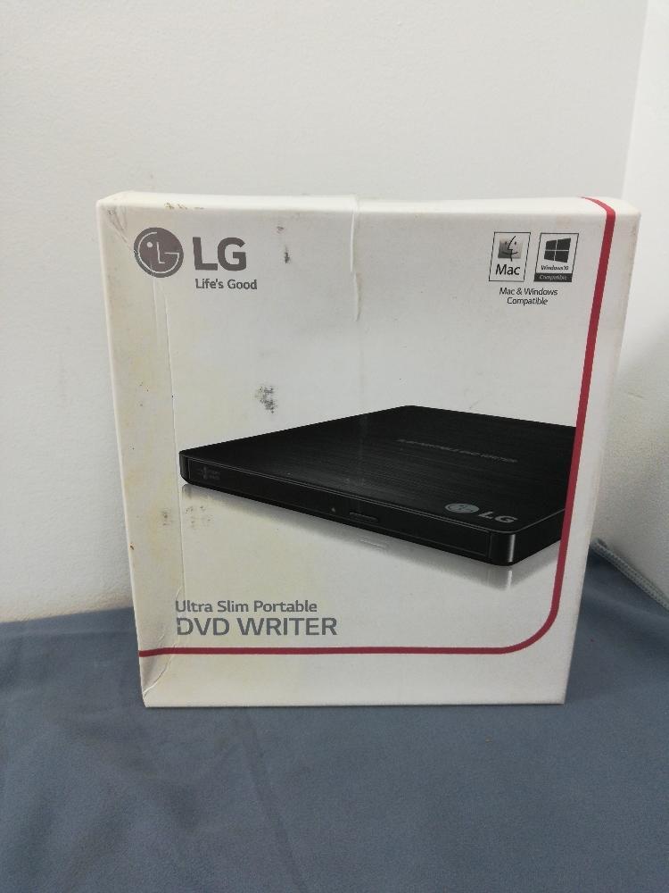 LG Ultra Slim Portable DVD Writer Gp60nb50 Black Mac & Windows