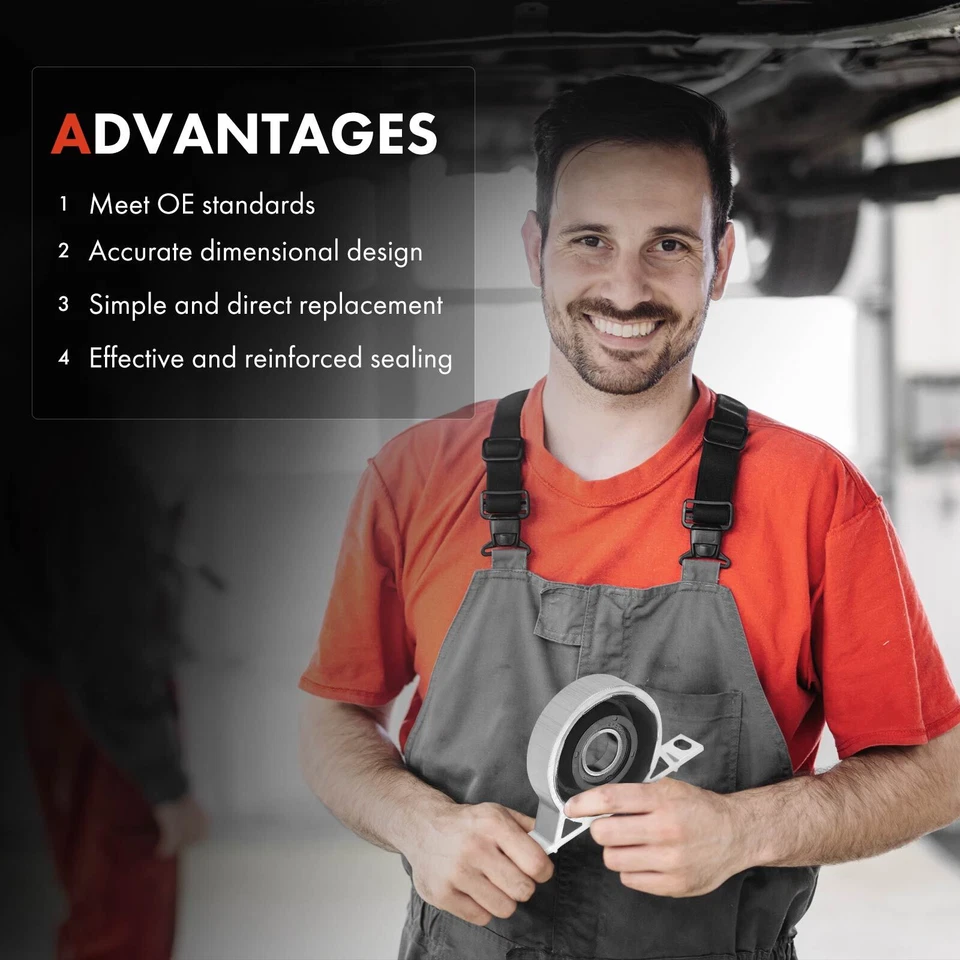 55 MM Shaft Center Support Bearing for Mercedes-Benz C63 AMG E550 S550e SL400 - Image 2 of 4