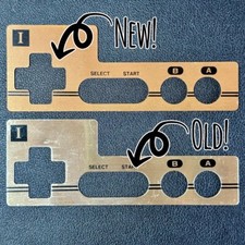NEW Faceplate for Famicom Controller 1 Metal 