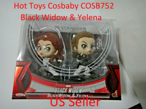 Hot Toys Cosbaby COSB752 Marvel Viuda Negra y Yelena Totalmente Nuevo Vendedor de EE. UU.
