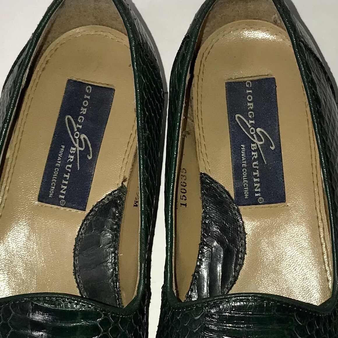 Giorgio Brutini Mens Private Collection Leather Shoes 155288 Buckle Size 11M s-l400.jpg main image 2