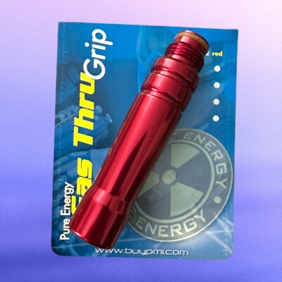 Pure Energy Gloss Red Gas Through Thru Foregrip Grip Paintball Gun ...