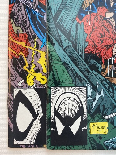 SPIDER-MAN #4 5 / Todd McFarlane 1990 Marvel Comics Lizard Torment / 2 Books - Picture 5 of 10