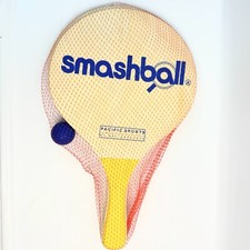 Wood Smashball Paddleball Set with 1 Ball Outdoor Beach Paddleball Game