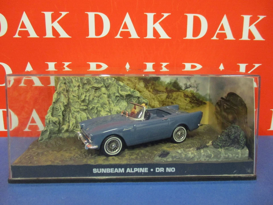 Die cast 1/43 Modellino Auto 007 James Bond Sunbeam Alpine - DR NO - Immagine 4 di 4