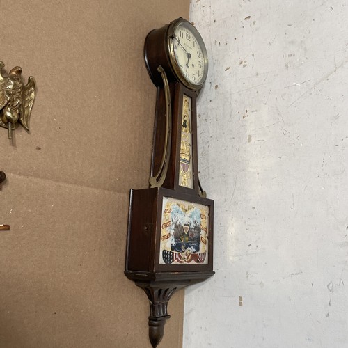 Antique Mini Waltham Banjo Clock Parts Restoration Project 1 eBay