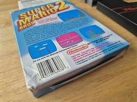 SUPER MARIO BROS 2. Complete NES GAME. (OFFICIAL NINTENDO, A, PAL)
