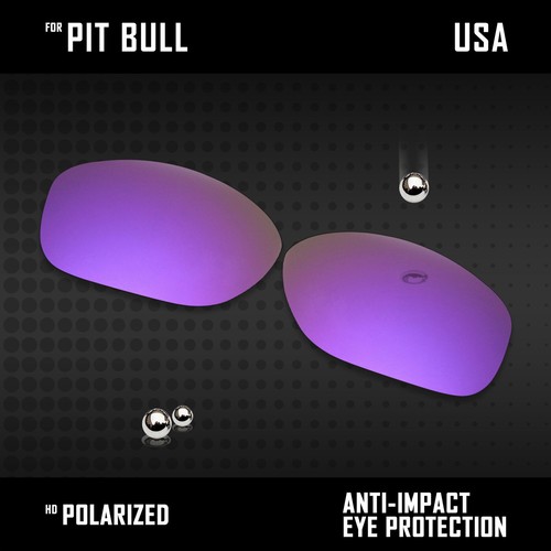 Lote de lentes de repuesto polarizadas antiarañazos para Oakley Pit Bull OO9127 opciones - Imagen 11 de 78