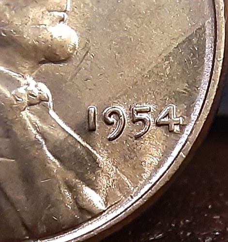 1954 Lincoln Wheat Cent / Penny Red And Uncirculated Coins *Free Shipping* - Picture 3 of 10