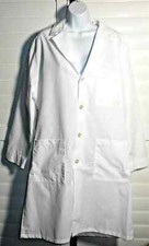 Meta 6116 Nurses Uniform White Lab Coat Size L NWT