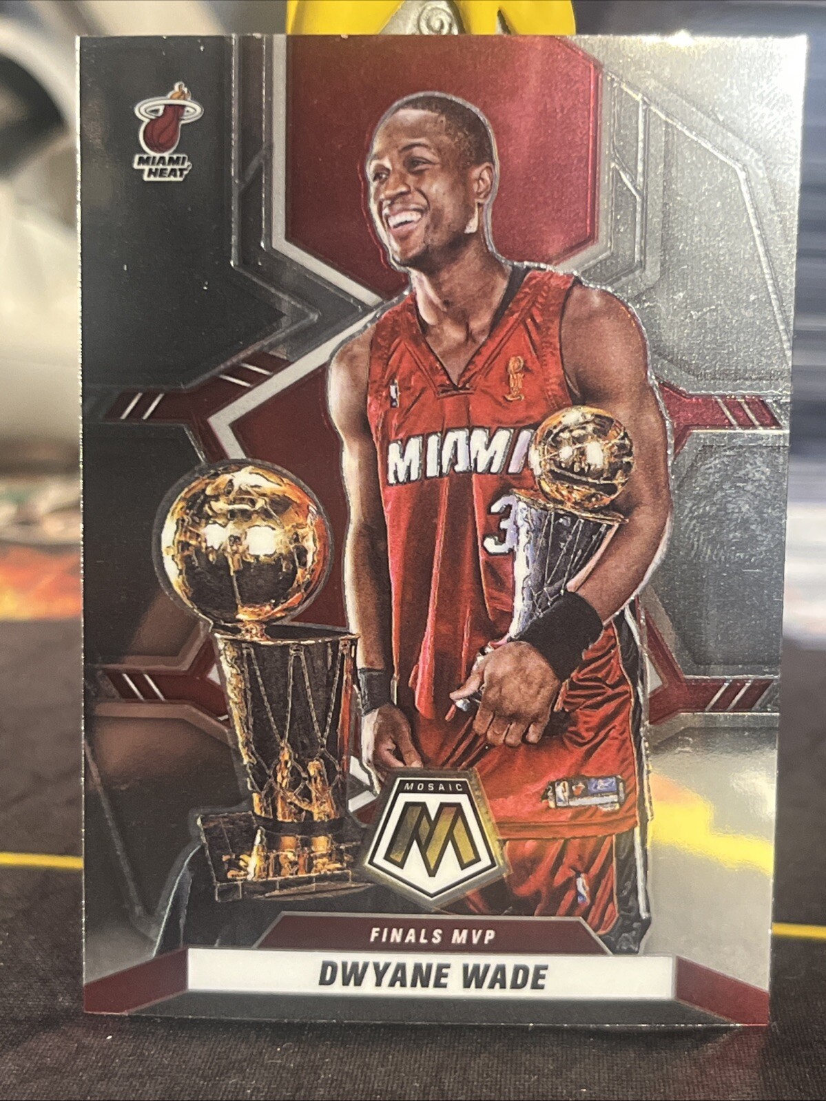 Dwyane Wade - 2021-22 Panini Mosaic Silver Prizm #299 Miami Heat