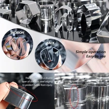 Polymer Clay Cutters for Earring Making 76pcs Clay Tools Set 67 Shapes Stainl...