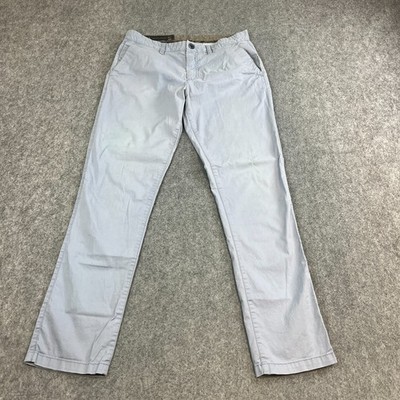 Armani Exchange Herren Chino Hose Pants Slim Tapered 33 32 Babyblau Stretch