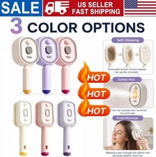 Electric Spray Air Cushion Massage Comb, Rechargeable Mist Hair Brush Easy-Clean