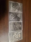4 troy oz silver.  Lot of 4. CLASSIC MONSTER RELEASE. 2025.  FRANK AND THE GANG