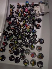 HeroClix Mixed Lot of 75 Painted Mini Figures w/ Dials  Cards, Marvel, DC, TMNT