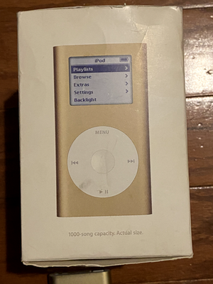 RARE Collectible Apple iPod mini 1st Generation GOLD 4gb | eBay