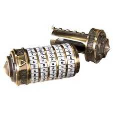The Noble Collection Da Vinci Code Mini Cryptex - 4in 10cm Officially Licensed