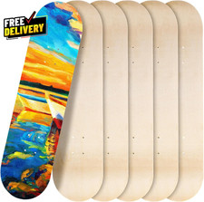 Mazzi da Skateboard Vuoti Mazzo da Skateboard in Acero 7 Strati Mazzi da Pattinaggio in Legno Naturale...