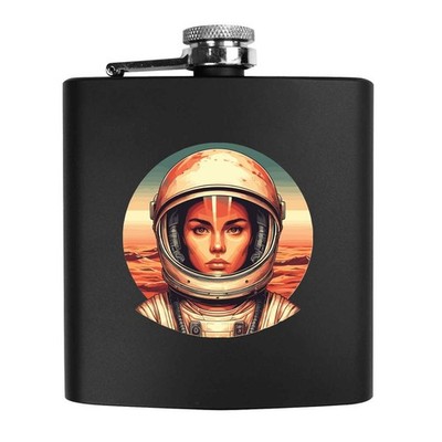 6 Unzen (170 ml) Taschen-Hüftflasche ''Woman Astronaut'' (HP00038816)