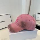 CHANEL New Women's Distressed Embroidered Curved Brim Baseball Cap Adjustable — photo 7