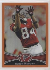 2012 Topps Chrome Retail Orange Refractor Roddy White #25 fm1