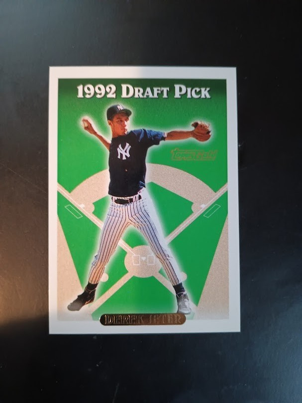 1993 Topps Gold DEREK JETER New York Yankees 1992 Draft Pick Rookie Foil SP #98